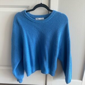 Zara Women's Blue Sweater